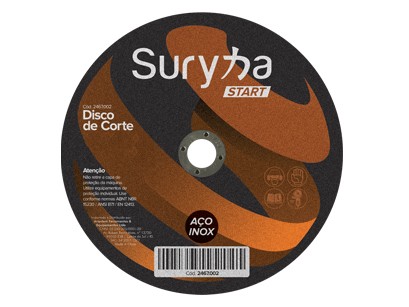 Disco de Corte 115 x 1.6 INOX Suryha Start