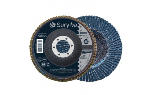 Disco Flap PFC 115mm Z40 Fibra Suryha Diamond