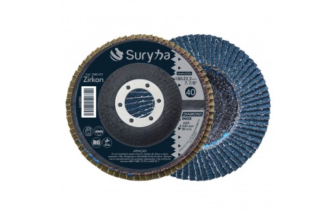 Disco Flap PFR 115 Z40 Fibra Suryha Diamond