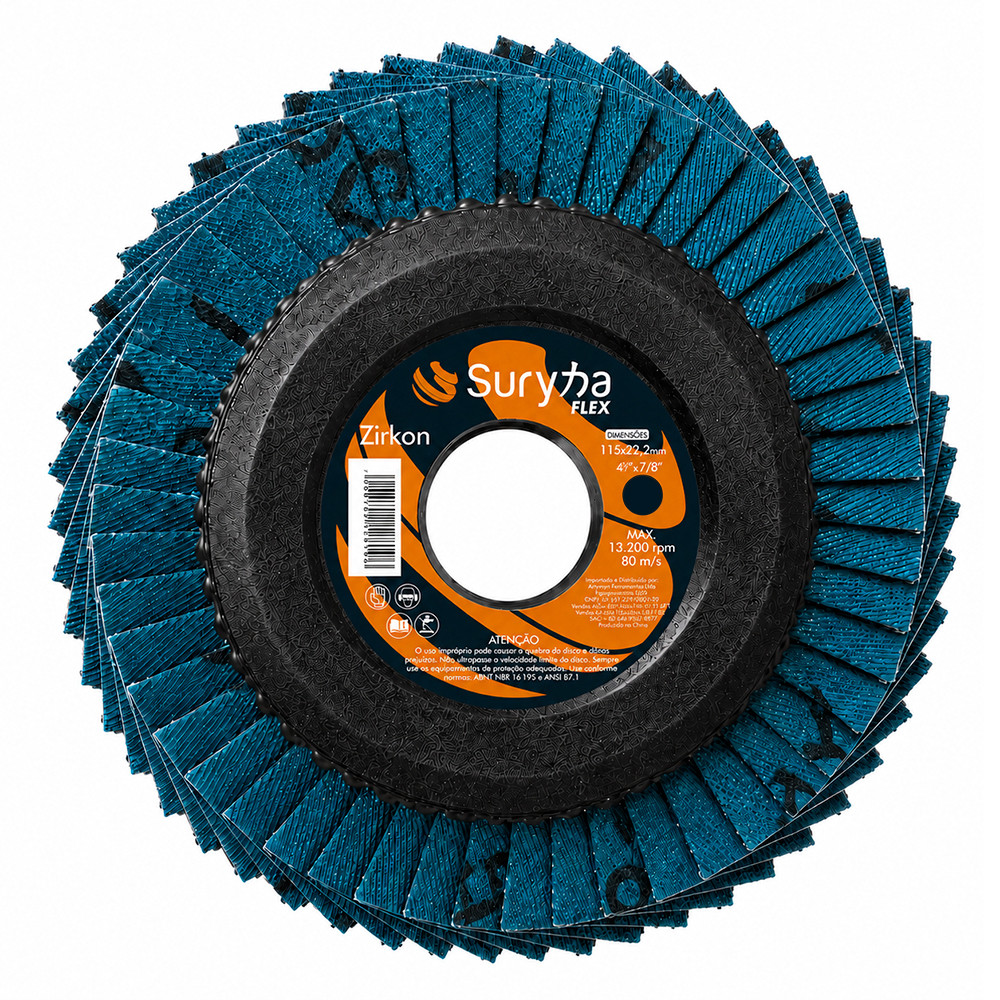 Disco Flap Flex PPR 115 Z80 Pl&aacute;stico Suryha