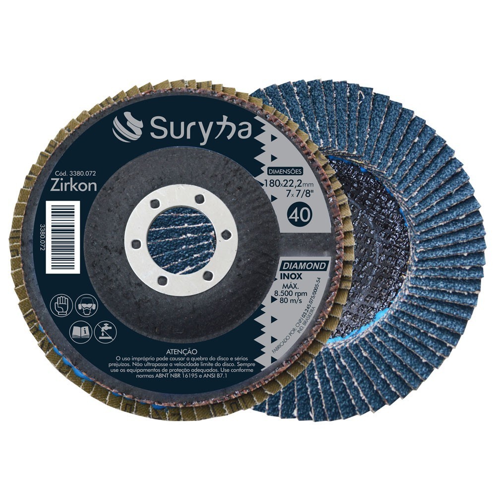 Disco Flap PPR 115 Z60 Fibra | Suryha Diamond