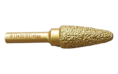 Ponta Diamantada RBF 13x30 Haste 6mm para Ferro Fundido
